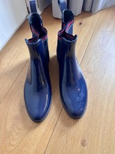 Gucci dark blue ankle wellies