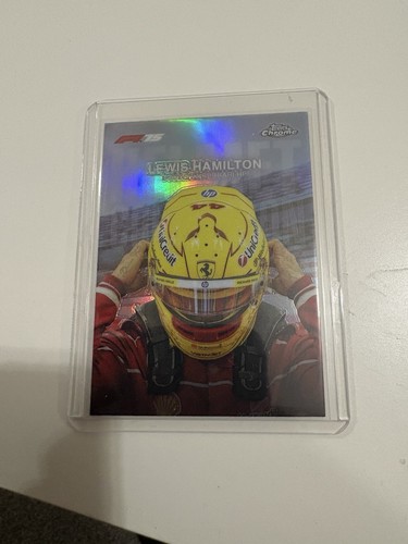 Lewis hamilton topps chrome - lewis,