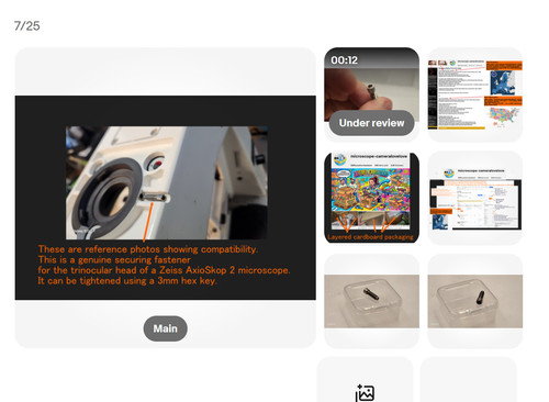 Genuine securing fastener - , for