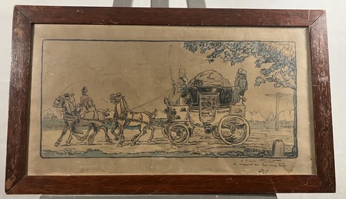 France dated 1925 - 1925:, stagecoach