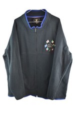 GUINESS Black Fleece Jacket size 3XL Mens Full Zip Jumper Casual Outdoors