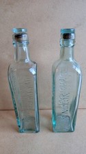 2 Symington & Co Coffee & Chicory Vintage Bottles With Original Stoppers.