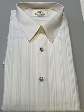Rael Brook Shirt 15.5 Collar Vgc White Dress Buttons New with Flaws