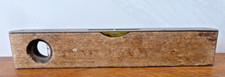Vintage J Rabone & Sons Wooden Spirit Level Measures  9 1/2 inches Long