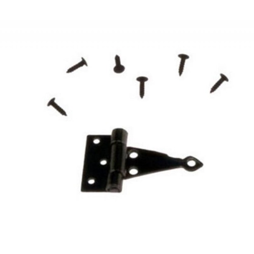 Dolls house black hinges - dolls,