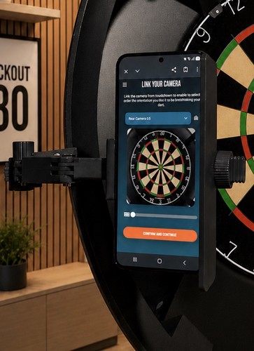 Darts phone holder - darts,