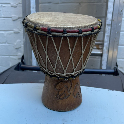Rope tuned wooden - djembe, hand