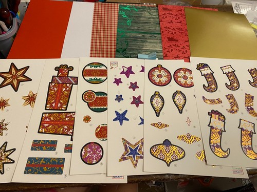 Create craft christmas card - christmas,