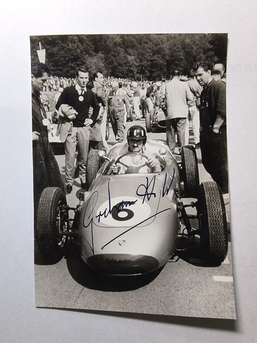 Graham hill hand signed - uk,