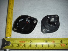 Rotary voltage selector switch