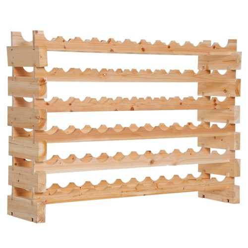 Wine rack with - wine, six