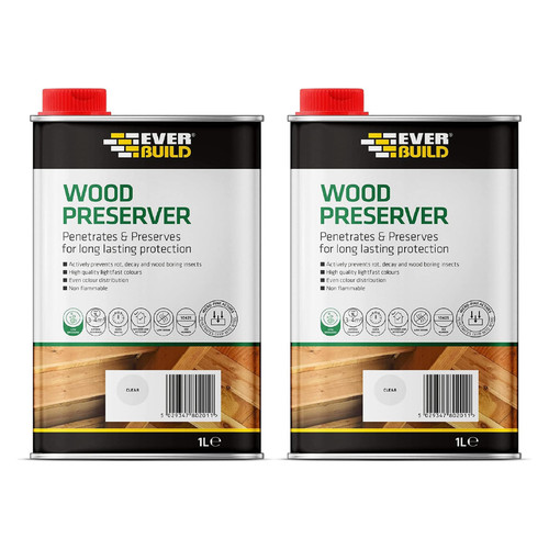 Everbuild clear wood preserver - clear,