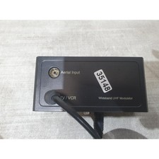 Black TV/VCR Wideband UHF Modulator Compact SCART Ethernet PortsNo