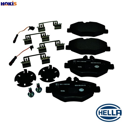 Brake pad set disc - disc, 8db