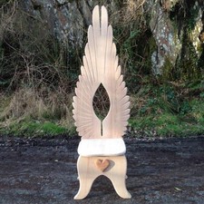 Handcrafted Wooden Angel Wing