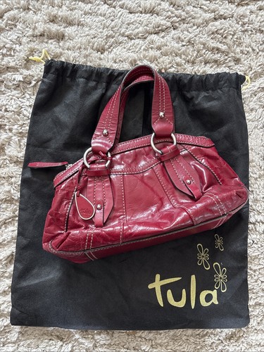 Tula dark red handbag - tula, with
