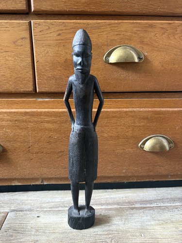 Ebony wood tribal figurines - ebony,