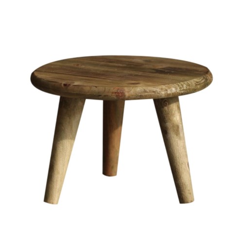 Three legged stool finish - three-legged,