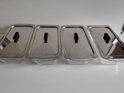 Vintage glasbake 5 quart - 4, x