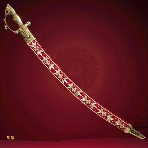 Maroon style decorated sword - maroon,