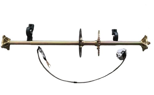 New rear axle - new,