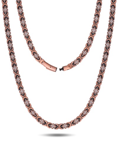 Copper necklace for women - copper,