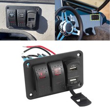 2 Gang Toggle Rocker Switch