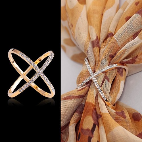 Fashion scarf ring - fashion,
