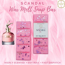 Scandal Wax Melts Highly Scented Handmade Vegan Soy Wax Melts Snap Bar Gift 