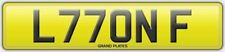 Number plate L77 ONF