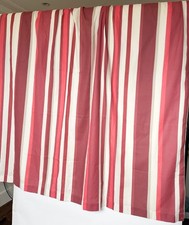 Burgundy Red / Cream Striped