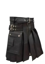 Mens Genuine Leather Utility