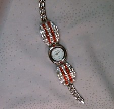 Sparkly Diamante Figaro Watch. Italian Design. Working.