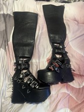 NEW Lamoda Black Faux Leather