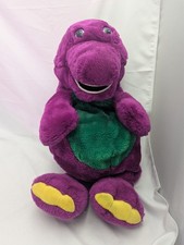 Vintage 1997 Barney The Dinosaur Pajama Case - Collectible Plush