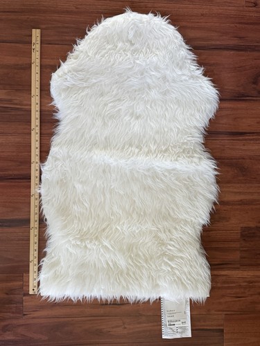 Ikea tejn faux white sheepskin - ikea,
