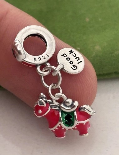 S925 sterling silver red dala - sterling,