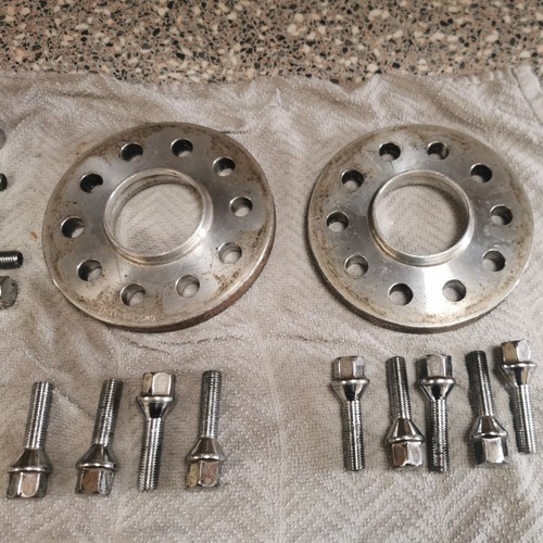 Wheel spacers bolts 15mm - spacers, (2)