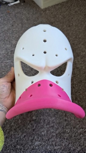 Anaheim ducks inspired mask - anaheim,