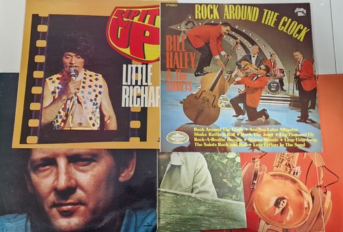 Various types vinyl albums - types,