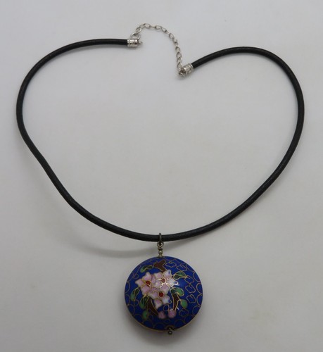 Chinese blue cloisonné