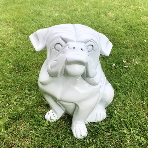 British bulldog sitting - bulldog,