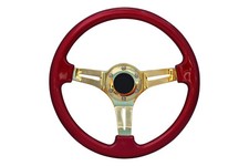 Red Gold TS Aftermarket sports steering wheel  6x70mm PCD