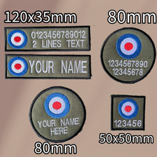 RAF Olive Air Force Name Tape
