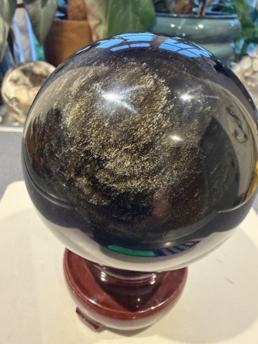 Large gold sheen obsidian - large,