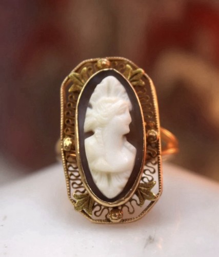 Antique edwardian athena - antique, cameo