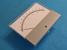 5mA FSD Meter Movement ~ 3.85 inches x 5.00 inches ~ Mirror scale Sangamo Weston