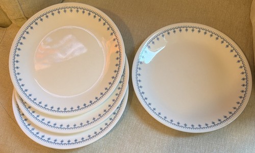 Vintage corelle snowflake blue - corelle,