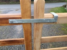 14 " Galvanised throw over latch wooden  field gates 3" wide 