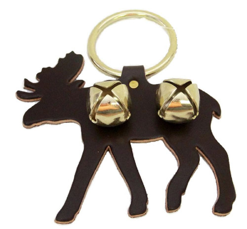 Dark brown moose door - moose,